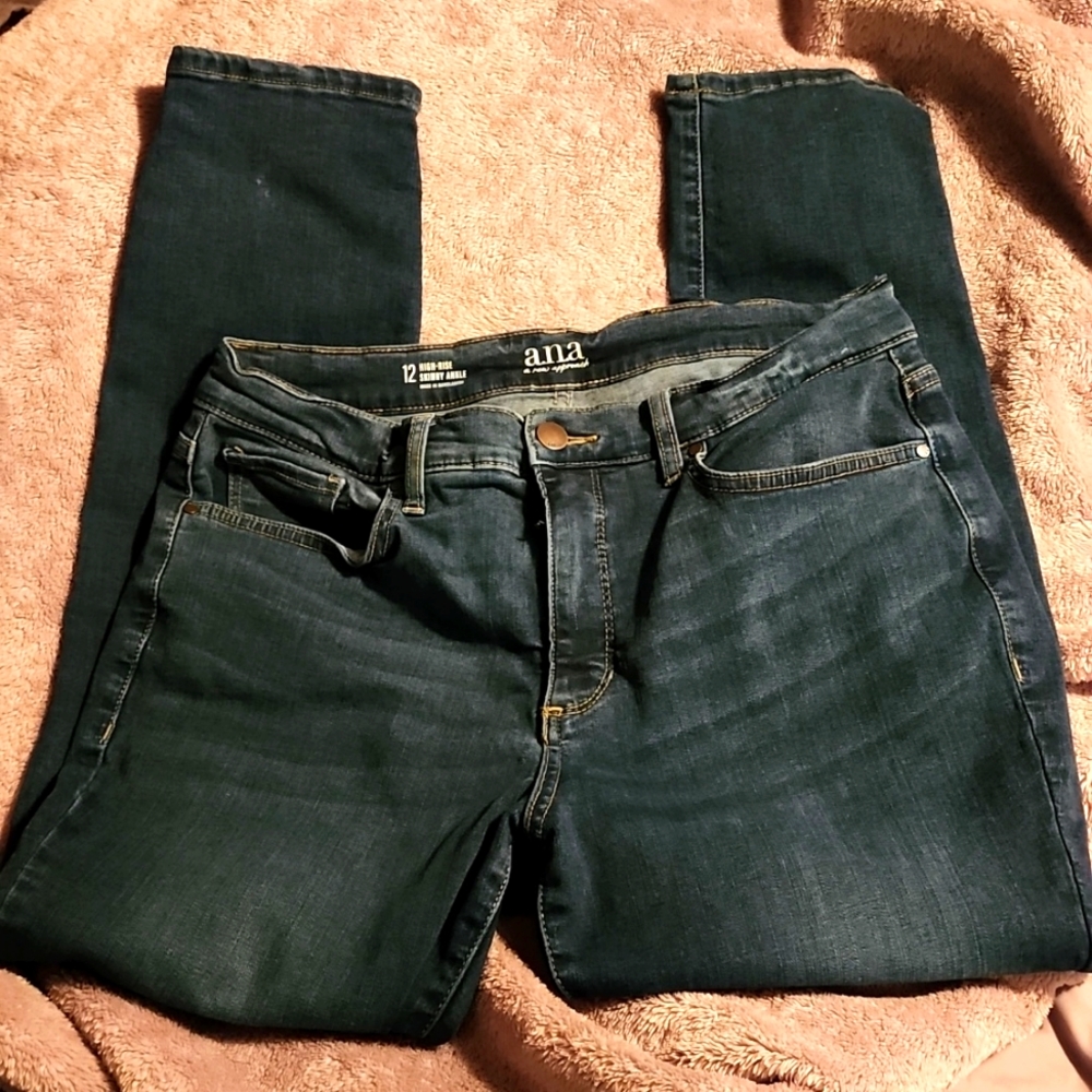 a.n.a. Ladies High Rise Skinny Ankle Jean